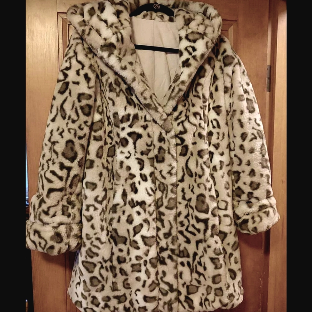 Dennis Basso faux fur XXS
